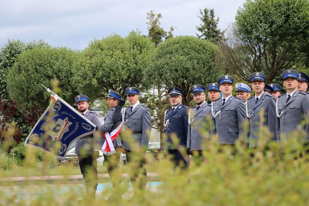 Powiatowe Święto Policji w Jędrzejowie. Fot. IPN Kielce