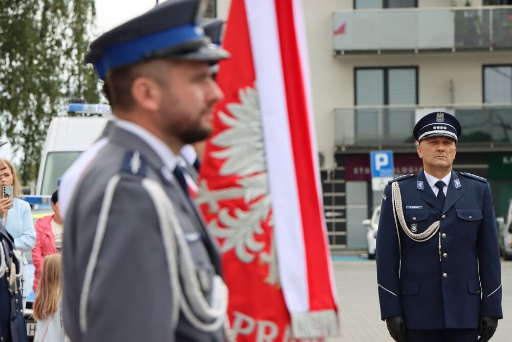 Powiatowe Święto Policji w Jędrzejowie. Fot. IPN Kielce