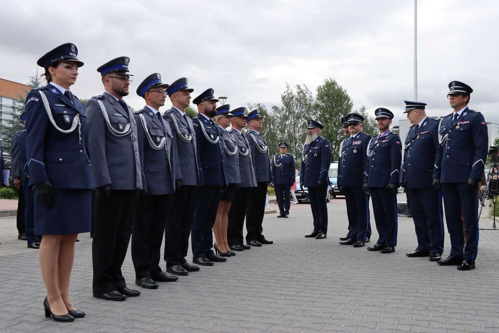 Powiatowe Święto Policji w Jędrzejowie. Fot. IPN Kielce