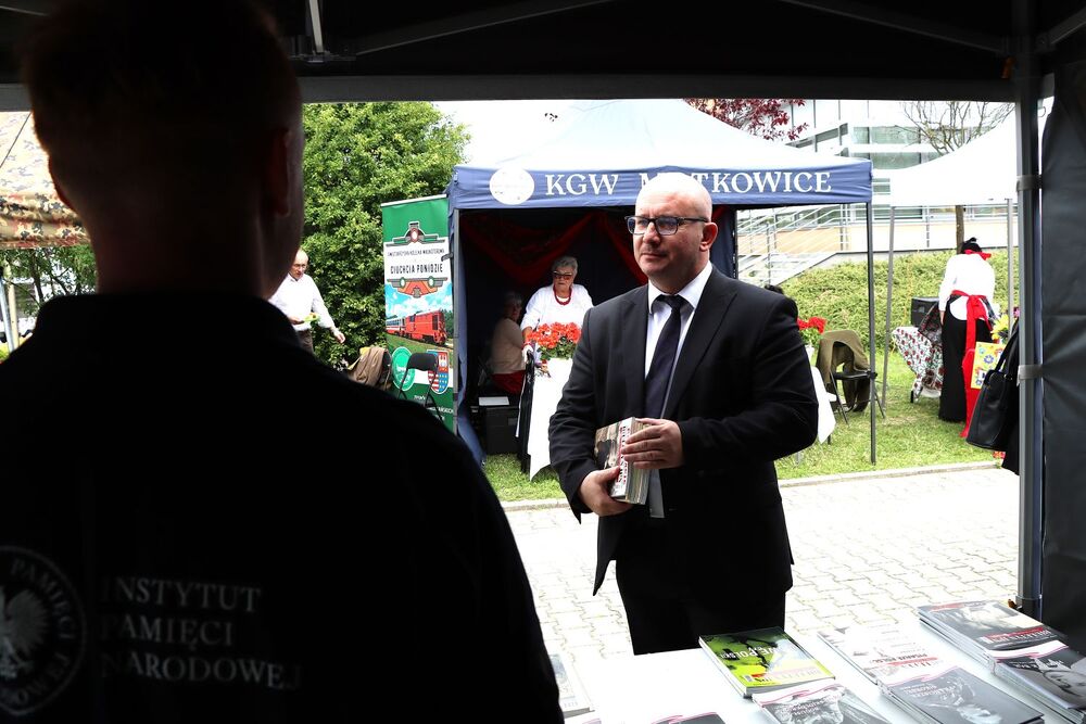 Powiatowe Święto Policji w Jędrzejowie. Fot. IPN Kielce