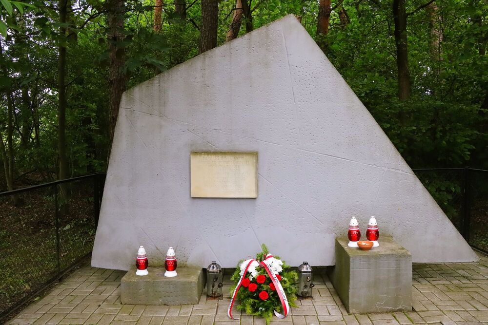 Pomnik w Lesie Wełeckim. Fot. IPN Kielce