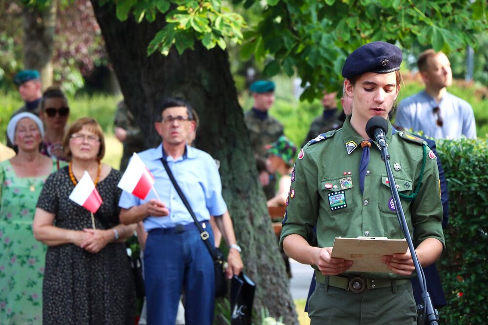 Kieleckie obchody 82. rocznicy wybuchu Powstania Warszawskiego. Fot. IPN Kielce