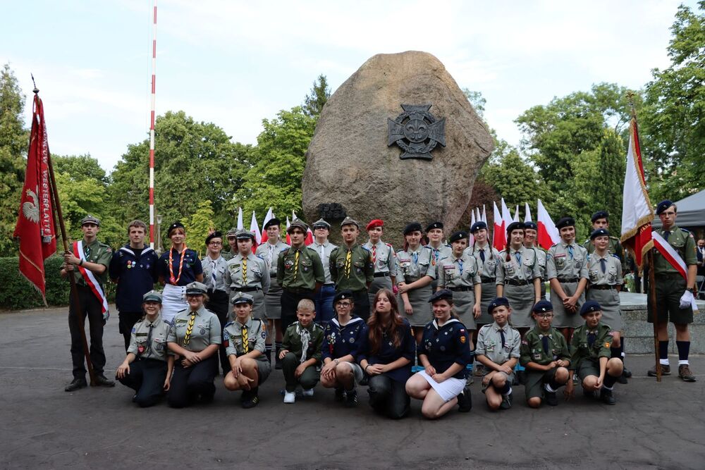 Kieleckie obchody 82. rocznicy wybuchu Powstania Warszawskiego. Fot. IPN Kielce