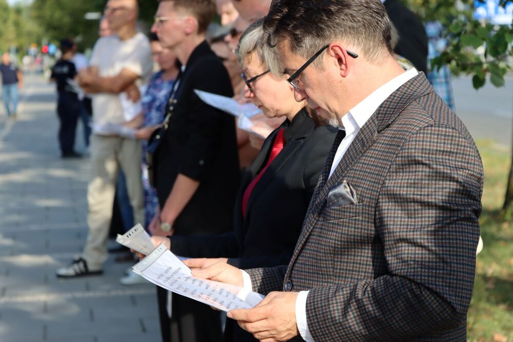 Uroczystości w 84. rocznicę likwidacji kieleckiego getta. Fot. IPN Kielce