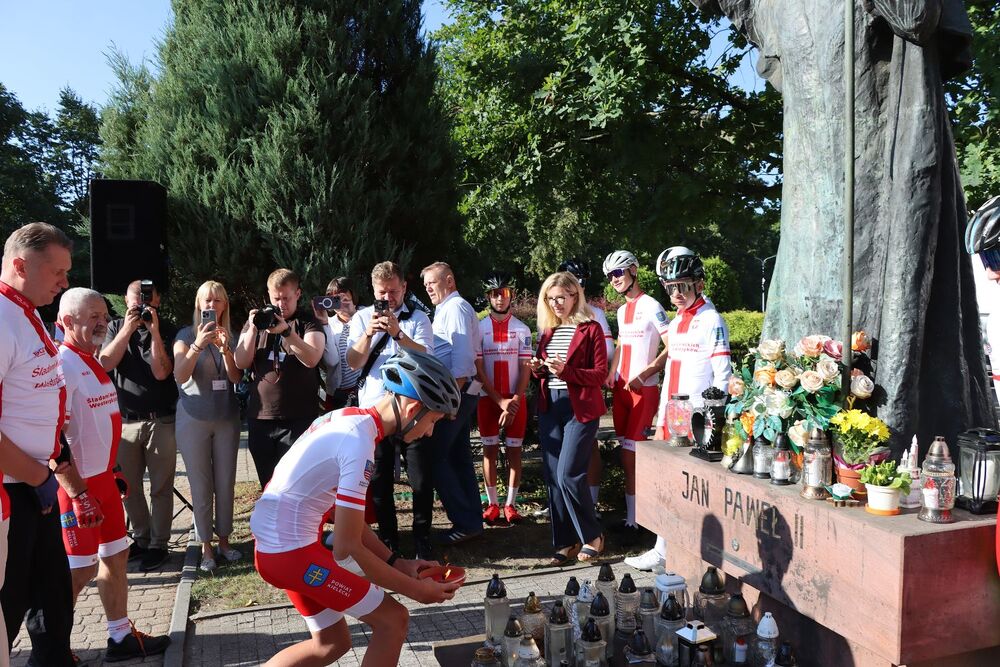 Start VI Rajdu Rowerowego im. Westerplatczyków. Fot. IPN Kielce