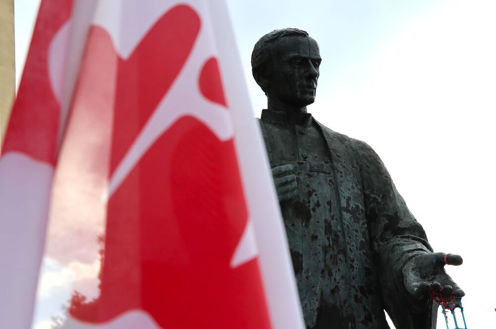 Kieleckie uroczystości z okazji 46. rocznicy Porozumień Sierpniowych i powstania NSZZ „Solidarność”. Fot. IPN Kielce