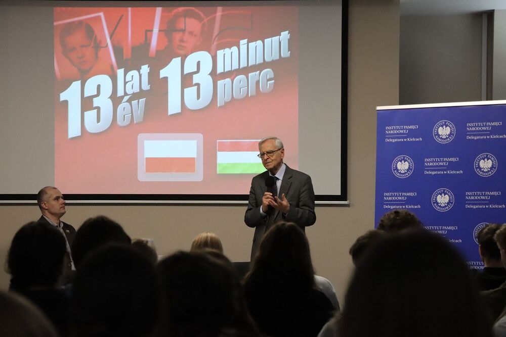 Spotkanie na temat relacji polsko-węgierskich. Fot. Dorota Klusek/ IPN Kielce