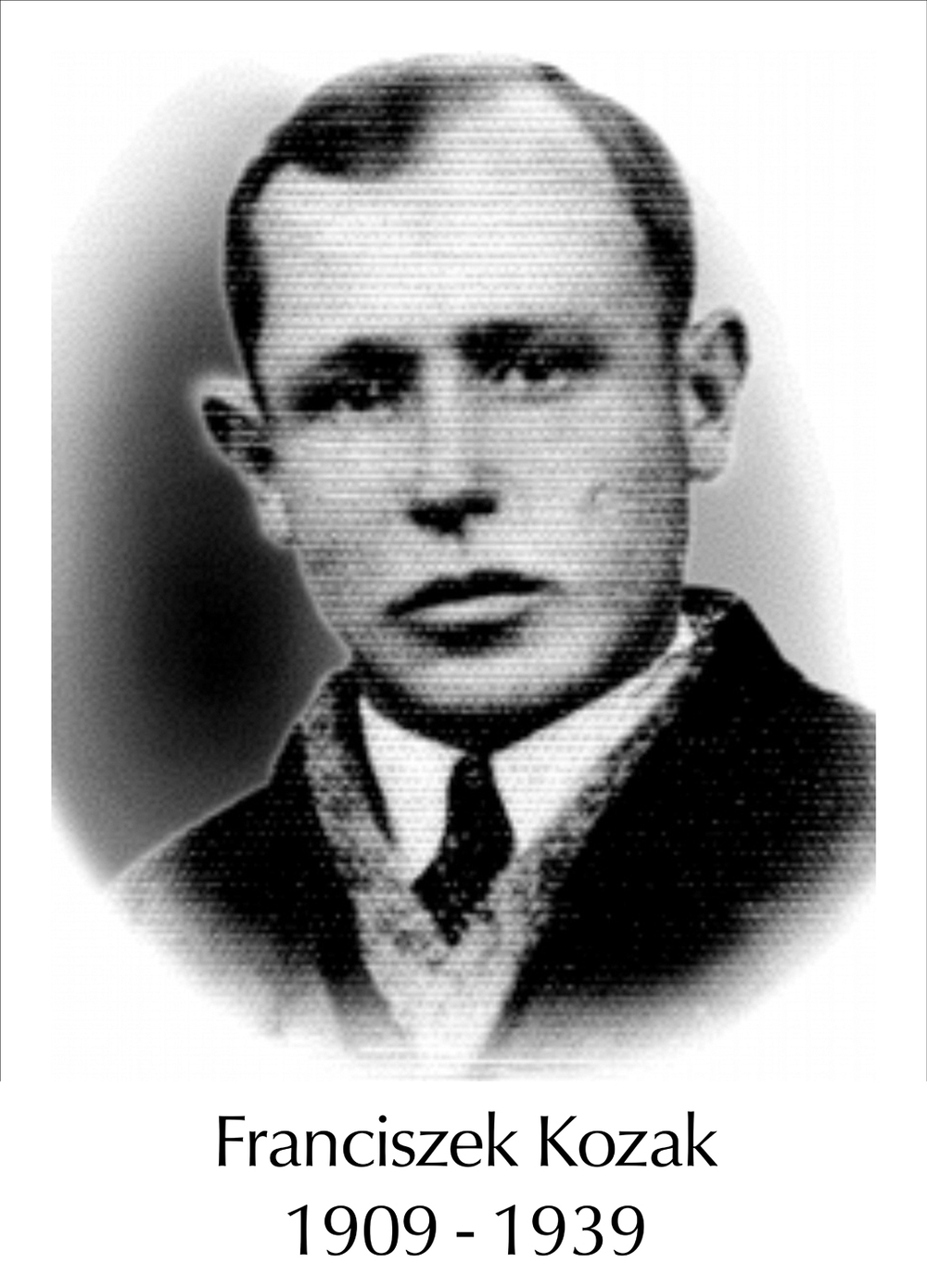 Franciszek Kozak - jeden z 14 bohaterów, który został odnaleziony i zidentyfikowany