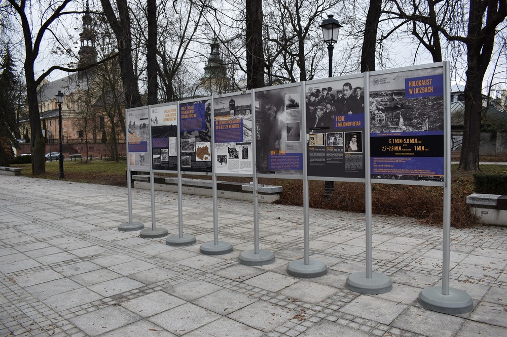 Wystawa pt. „Zagłada Żydów europejskich”. Fot. Jakub Mularczyk (IPN)