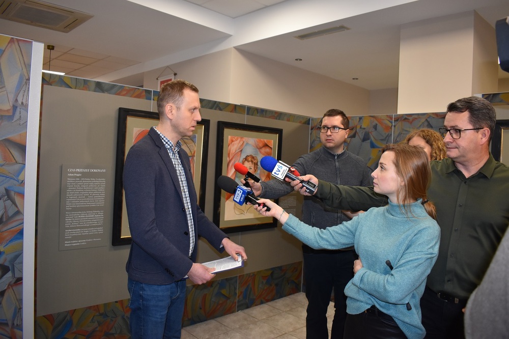 Konferencja prasowa Delegatury IPN w Kielcach - 13 lutego 2023 r. Fot. Edyta Krężołek (IPN)