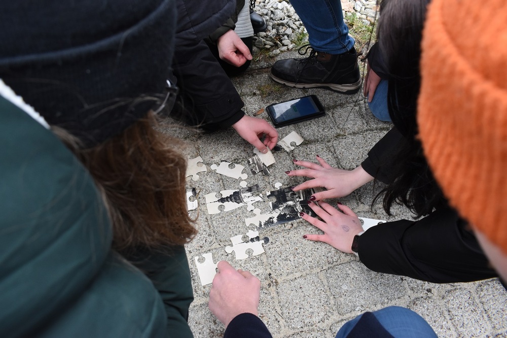 Gra miejska „Z miłości do Polski. Armia Krajowa” – Kielce, 14 lutego 2023 r. Fot. Dariusz Skrzyniarz (IPN)