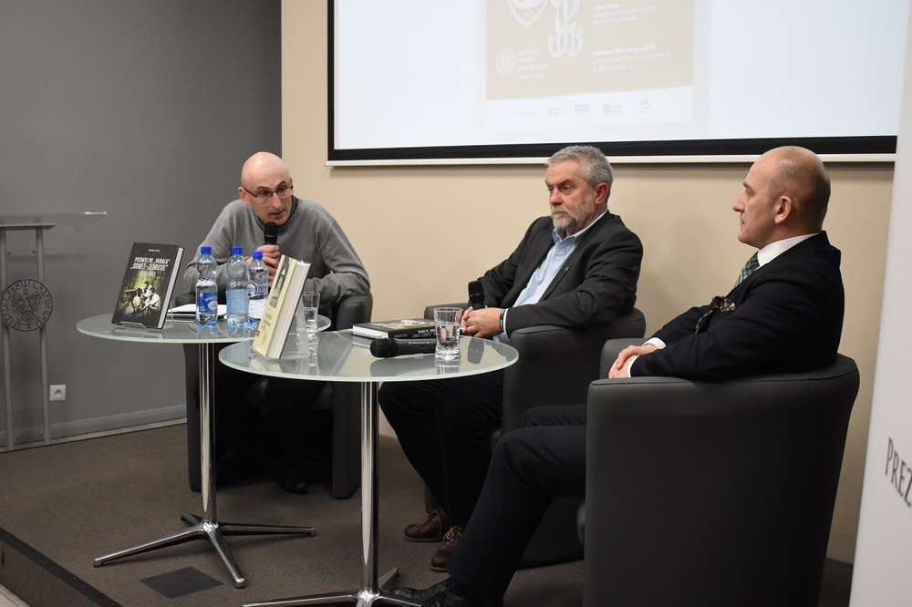 „Jędrusie” a żołnierze „Ponurego”. Debata o różnicach i podobieństwach oddziałów partyzanckich – Kielce, 17 lutego 2023 r. Fot. Dariusz Skrzyniarz (IPN)