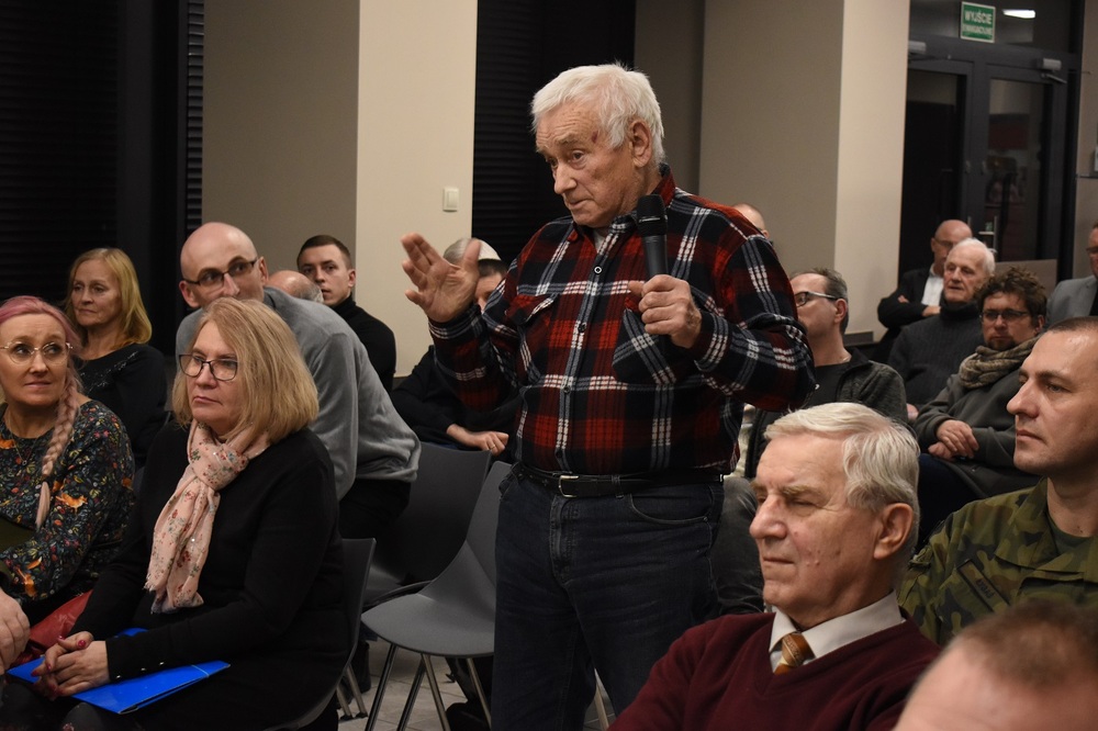 „Jędrusie” a żołnierze „Ponurego”. Debata o różnicach i podobieństwach oddziałów partyzanckich – Kielce, 17 lutego 2023 r. Fot. Dariusz Skrzyniarz (IPN)