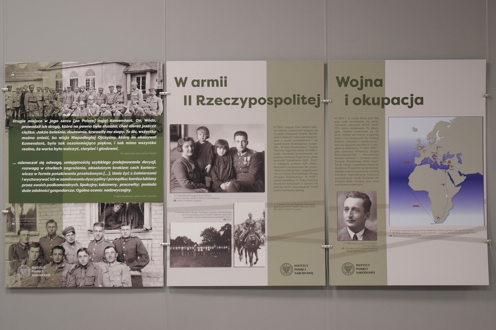 August Emil Fieldorf „Nil” bohaterem nowej wystawy w „Przystanku Historia” w Kielcach. Fot. Dariusz Skrzyniarz(IPN)