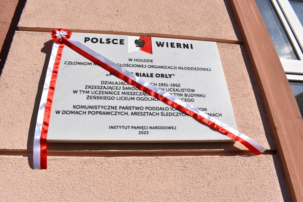 Odsłonięcie tablicy „Młodych Białych Orłów”, wystawa i wykłady w Sandomierzu - 28 lutego 2023 r. Fot. Dariusz Skrzyniarz