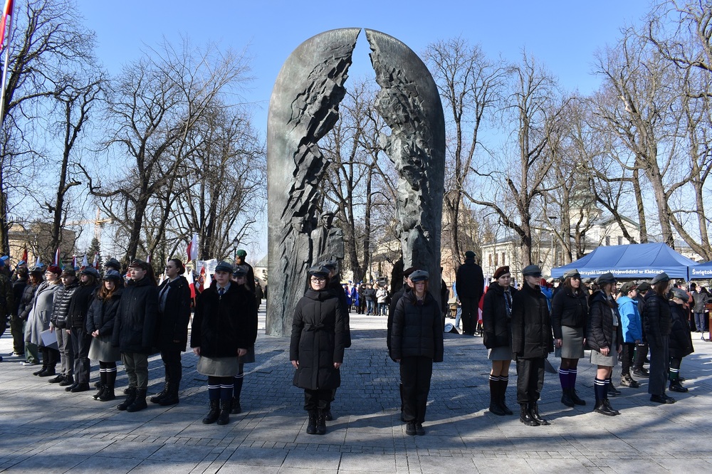 Kieleckie obchody Narodowego Dnia Pamięci Żołnierzy Wyklętych - 1 marca 2023r. Fot. Dariusz Skrzyniarz