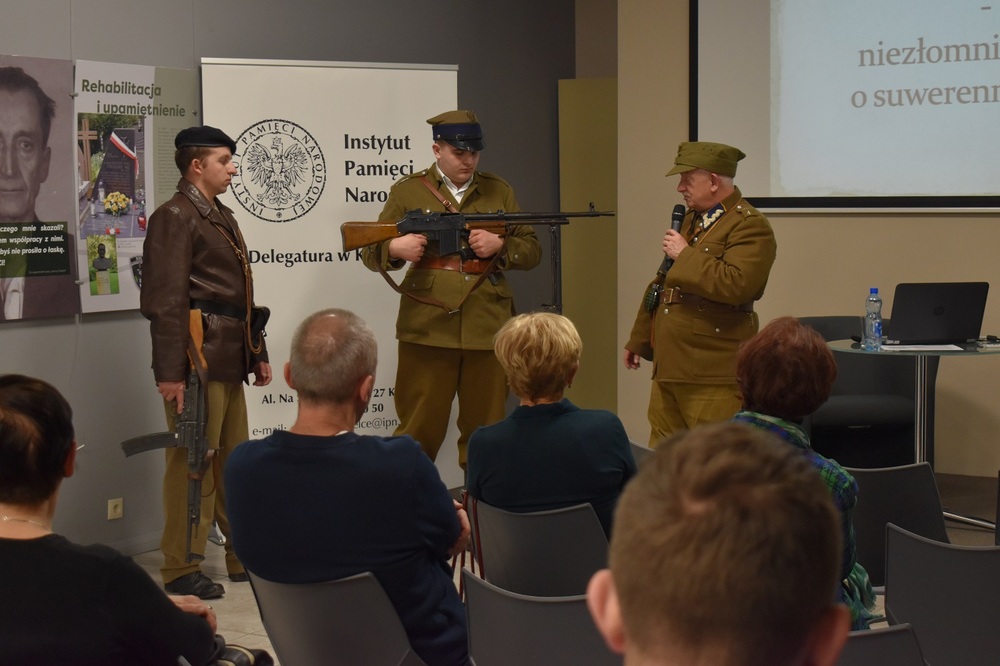 Wykład Marka Jończyka nt. Żołnierzy Wyklętych - Kielce, 1 marca 2023 r. Fot. Dariusz Skrzyniarz