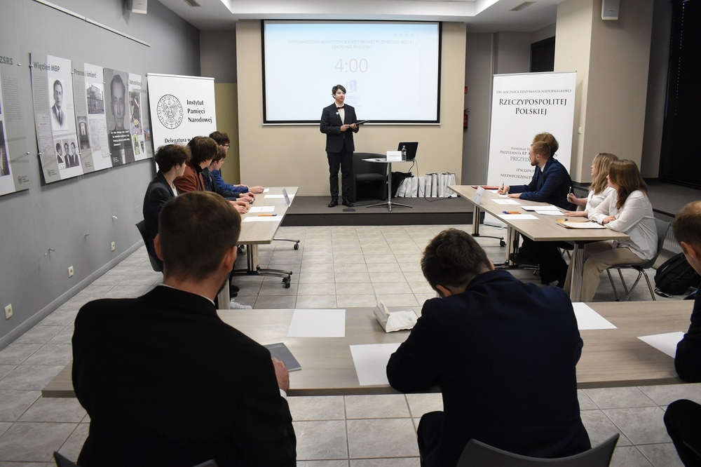 Regionalny Turniej Debat Historycznych – Kielce, 3 marca 2023 r. Fot. Dariusz Skrzyniarz (IPN)