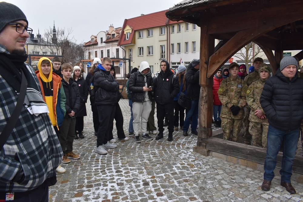 Gra miejska „Opatów 43' - podziemie w akcji” – Opatów, 6 marca 2023 r. Fot. Dariusz Skrzyniarz (IPN)