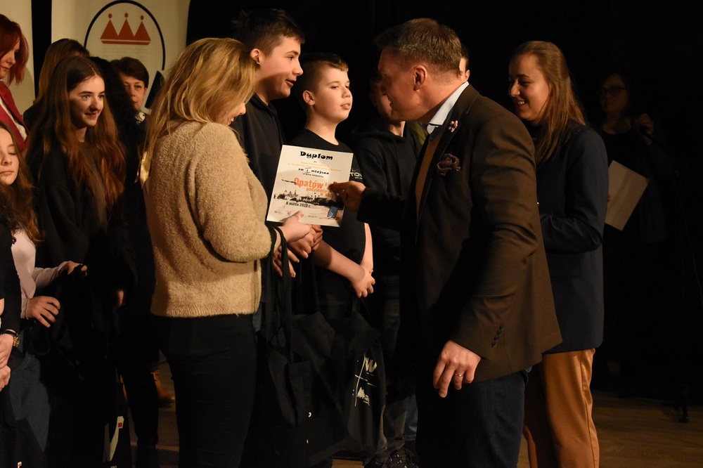 Gra miejska „Opatów 43' - podziemie w akcji” – Opatów, 6 marca 2023 r. Fot. Dariusz Skrzyniarz (IPN)