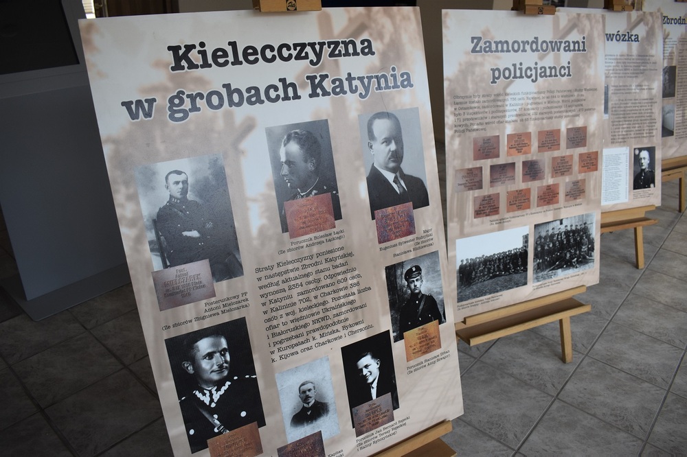 Wystawa pt. Miednoje – policyjny Katyń w kieleckim „Przystanku Historia”. Fot. Dariusz Skrzyniarz