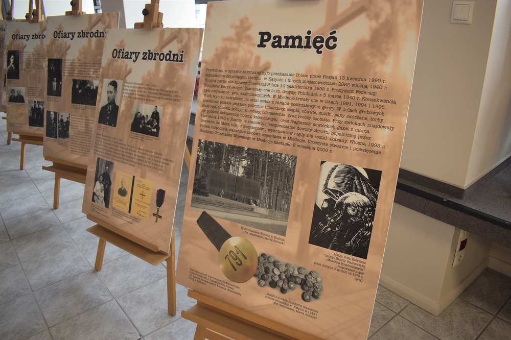 Wystawa pt. Miednoje – policyjny Katyń w kieleckim „Przystanku Historia”. Fot. Dariusz Skrzyniarz