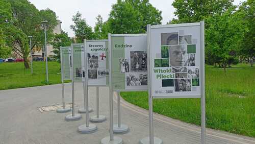 Wystawa i wykład o Witoldzie Pileckim w Staszowie. Fot. Jakub Mularczyk (IPN)