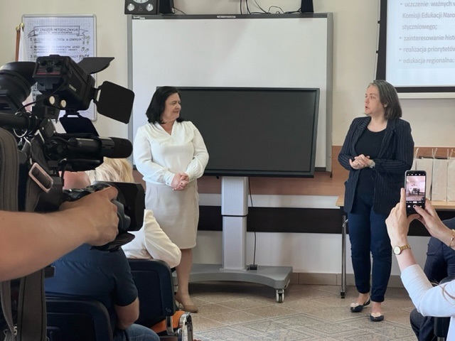 Podsumowanie projektu „Historia i tożsamość – dwie drogi do niepodległości 2022/2023”. Fot. Izabela Kaleta (ŚCDN)