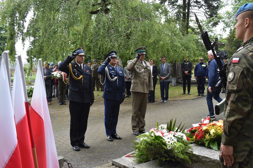 83. rocznica pierwszego masowego transportu więźniów do KL Auschwitz – Kielce, 14 czerwca 2023 r. Fot. Katarzyna Polit (IPN)