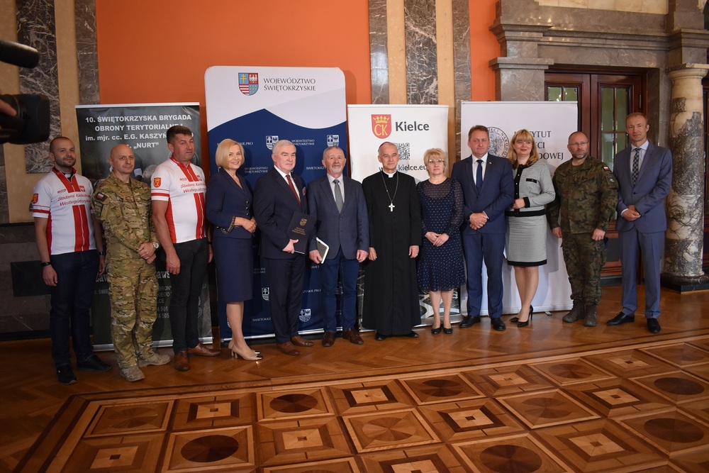 Konferencja prasowa nt. serii upamiętnień Westerplatczyków z Kielecczyzny w 2023 roku