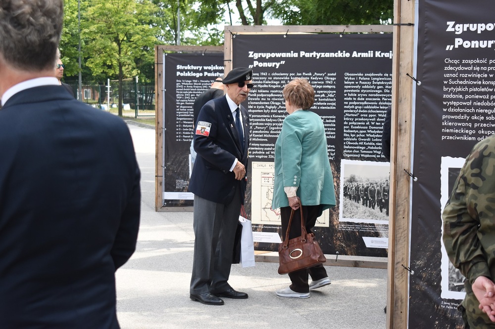 Otwarcie wystawy pt. Historia Zgrupowań Partyzanckich AK „Ponury” i konferencja historyczna – Kielce, 16 czerwca 2023 r. Fot. Dariusz Skrzyniarz