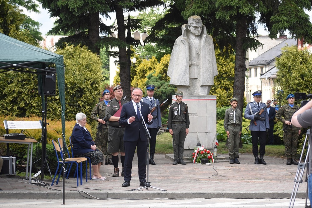 Uroczystości upamiętniające partyzantów działających na Kielecczyźnie. Wąchock 18 czerwca 2023r. Fot. Dariusz Skrzyniarz (IPN)