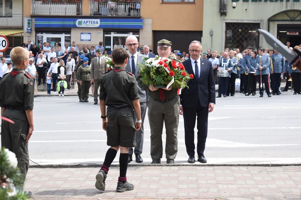 Uroczystości upamiętniające partyzantów działających na Kielecczyźnie. Wąchock 18 czerwca 2023r. Fot. Dariusz Skrzyniarz (IPN)