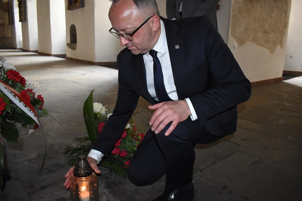 Uroczystości upamiętniające partyzantów działających na Kielecczyźnie. Wąchock 18 czerwca 2023r. Fot. Dariusz Skrzyniarz (IPN)