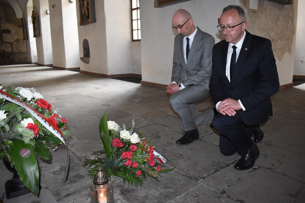 Uroczystości upamiętniające partyzantów działających na Kielecczyźnie. Wąchock 18 czerwca 2023r. Fot. Dariusz Skrzyniarz (IPN)