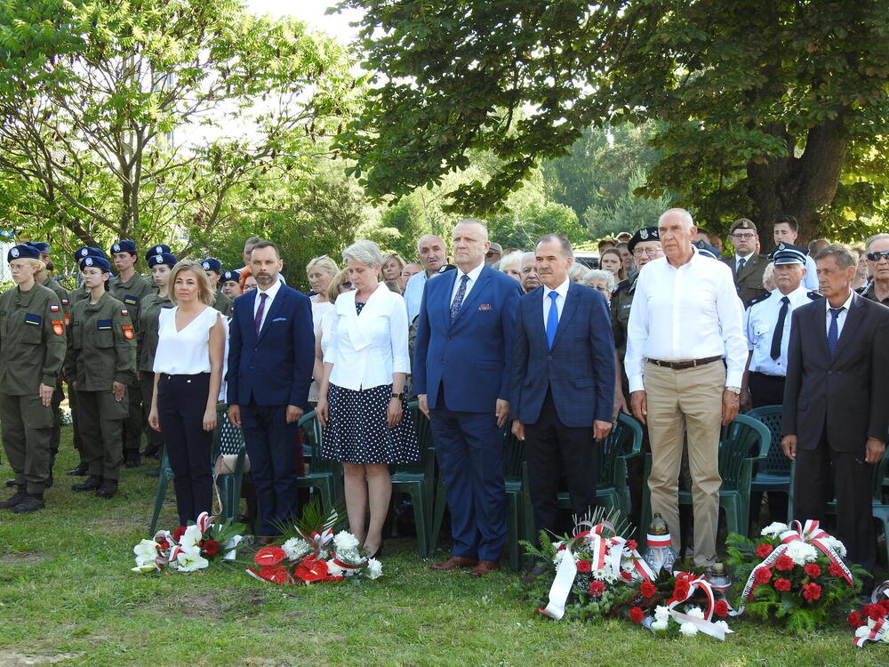 Odsłonięcie pomnika ofiar niemieckiej zbrodni – Miłkowska Karczma, 22 czerwca 2023 r.