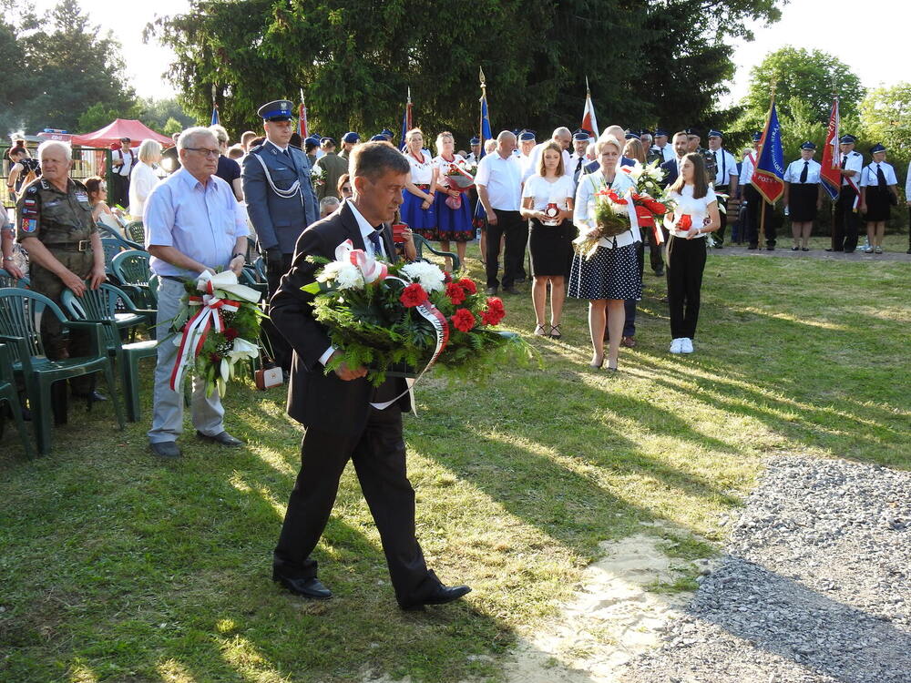 Odsłonięcie pomnika ofiar niemieckiej zbrodni – Miłkowska Karczma, 22 czerwca 2023 r.