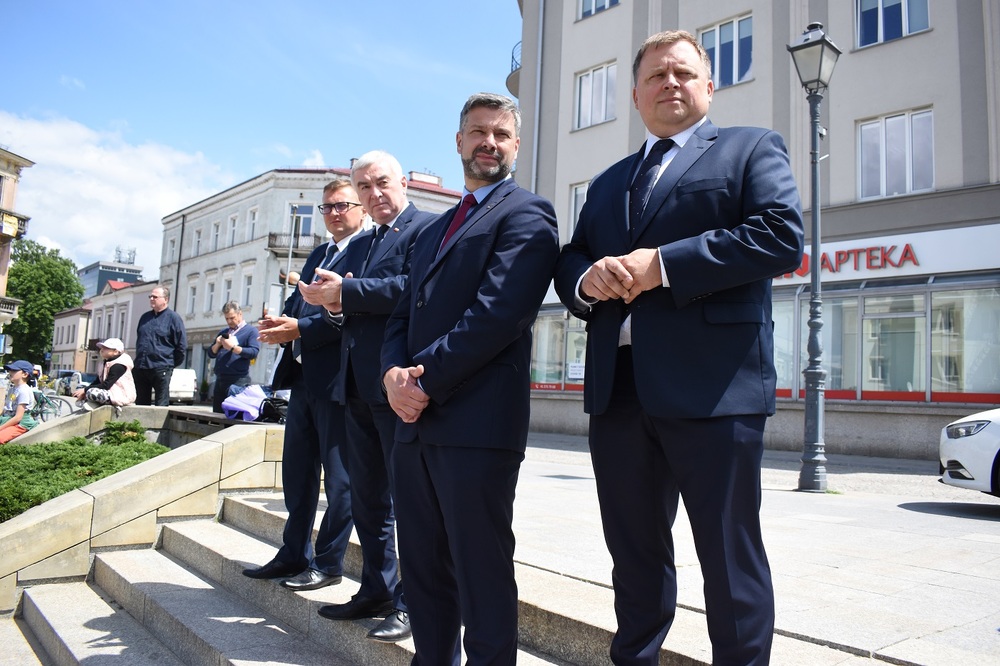 Otwarcie wystawy „Zbrodnie (nie)osądzone. Rozliczenia z niemieckimi sprawcami zbrodni z okresu II wojny światowej” – Kielce, 28 czerwca 2023 r. Fot. Dariusz Skrzyniarz