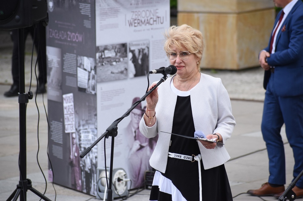 Otwarcie wystawy „Zbrodnie (nie)osądzone. Rozliczenia z niemieckimi sprawcami zbrodni z okresu II wojny światowej” – Kielce, 28 czerwca 2023 r. Fot. Dariusz Skrzyniarz