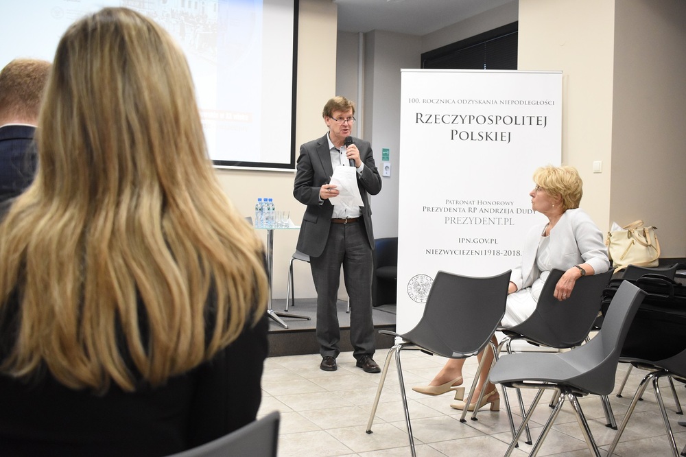 Konferencja naukowa „Relacje polsko-żydowskie w XX wieku. Badania – kontrowersje – perspektywy”. Colloquium VI: Stereotypizacja w badaniach nad relacjami polsko-żydowskimi. Fot. Dariusz Skrzyniarz