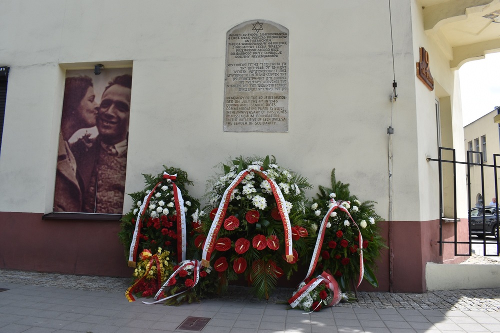 77. rocznica pogromu Żydów w Kielcach. Fot. Dariusz Skrzyniarz