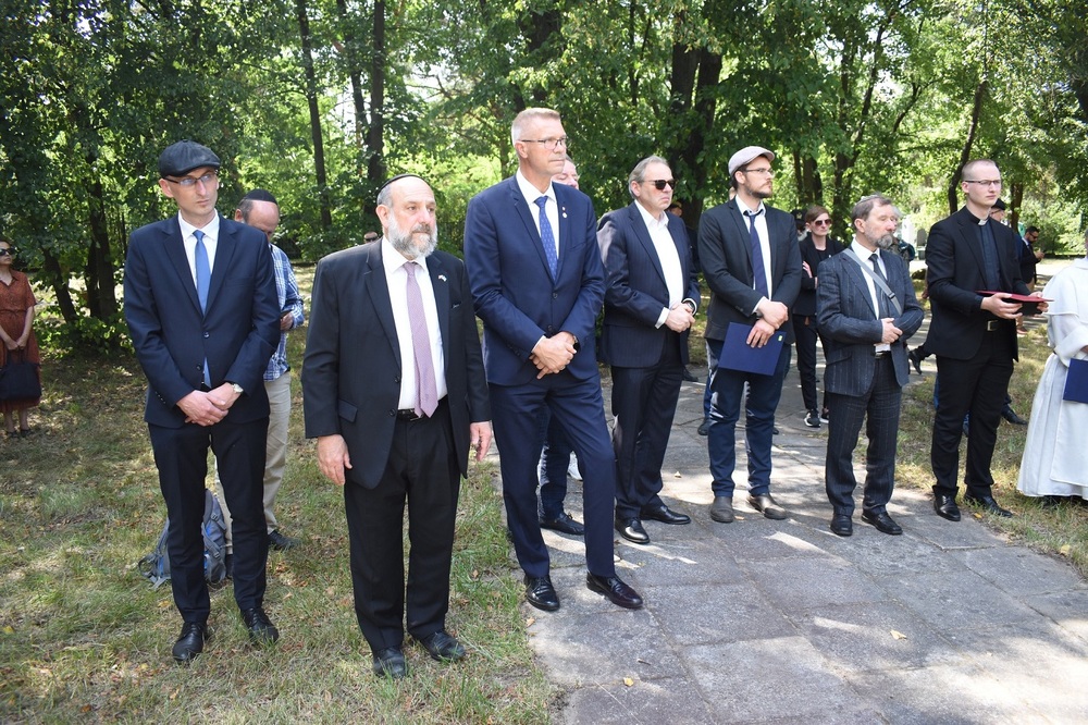 77. rocznica pogromu Żydów w Kielcach. Fot. Dariusz Skrzyniarz