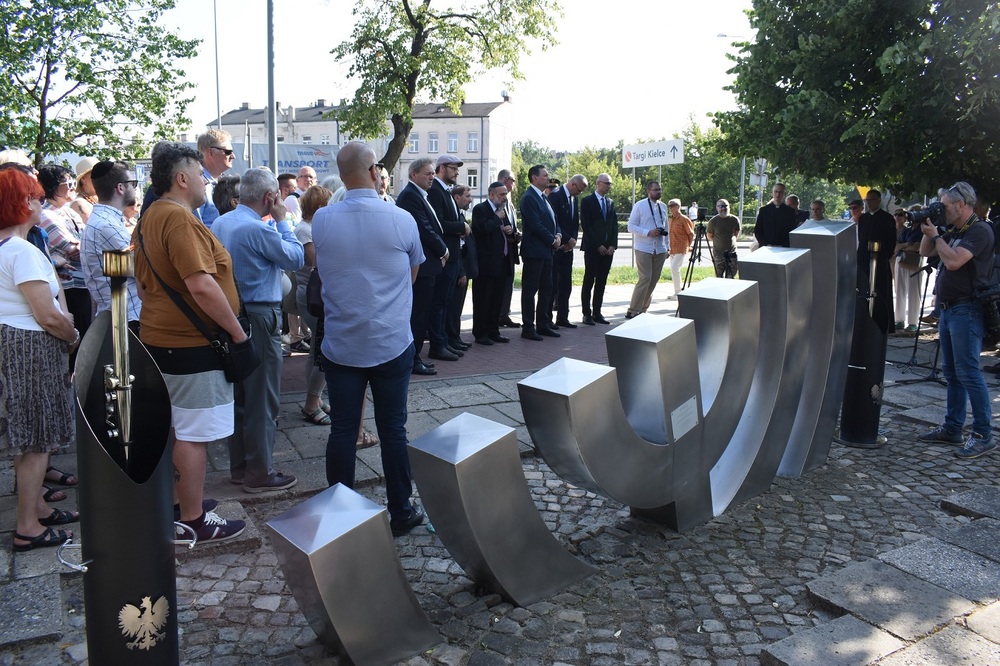 77. rocznica pogromu Żydów w Kielcach. Fot. Dariusz Skrzyniarz