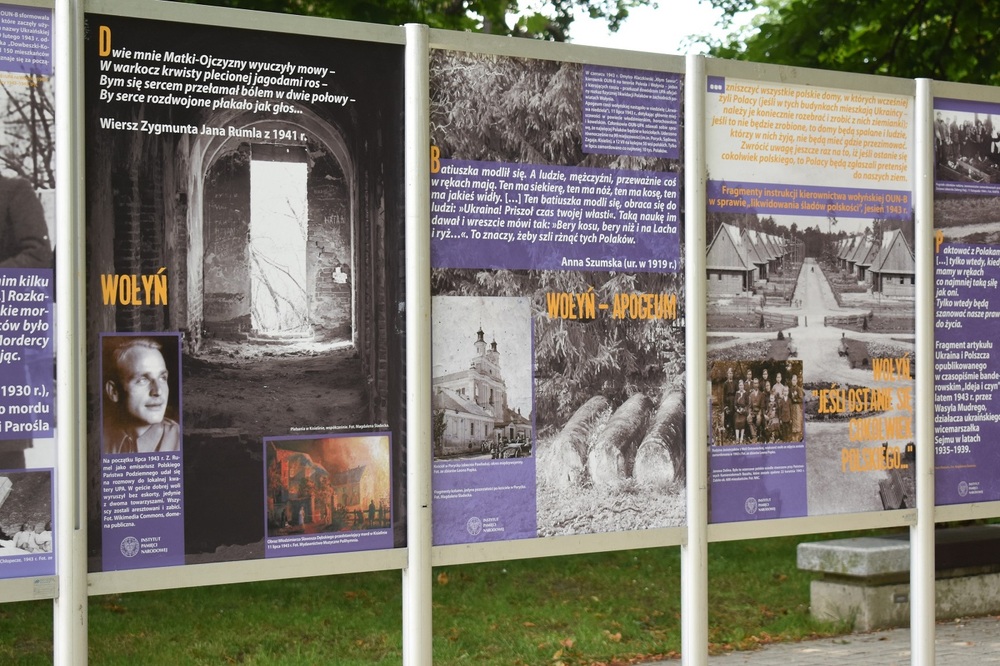 Wystawa o Zbrodni Wołyńskiej – Kielce, 11-31 lipca 2023 r. Fot. Dariusz Skrzyniarz
