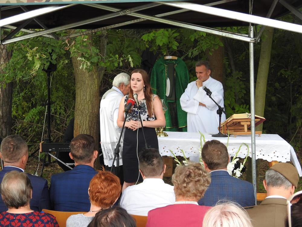 79. rocznica rozstrzelania polskich patriotów w Lesie Wełeckim koło Buska-Zdroju - 23 lipca 2023 r. Fot. Jarosław Kruk, infobusko.pl