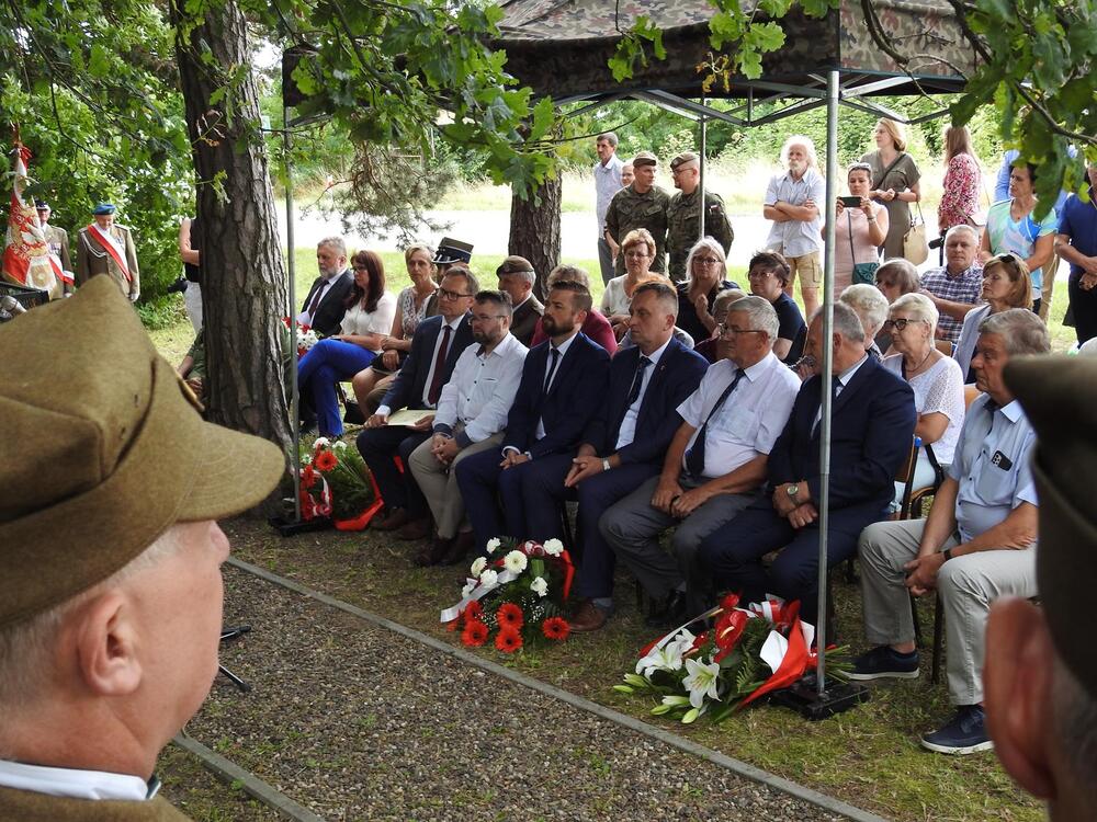 79. rocznica rozstrzelania polskich patriotów w Lesie Wełeckim koło Buska-Zdroju - 23 lipca 2023 r. Fot. Jarosław Kruk, infobusko.pl