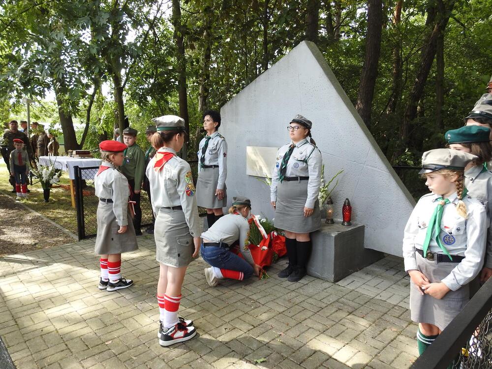 79. rocznica rozstrzelania polskich patriotów w Lesie Wełeckim koło Buska-Zdroju - 23 lipca 2023 r. Fot. Jarosław Kruk, infobusko.pl