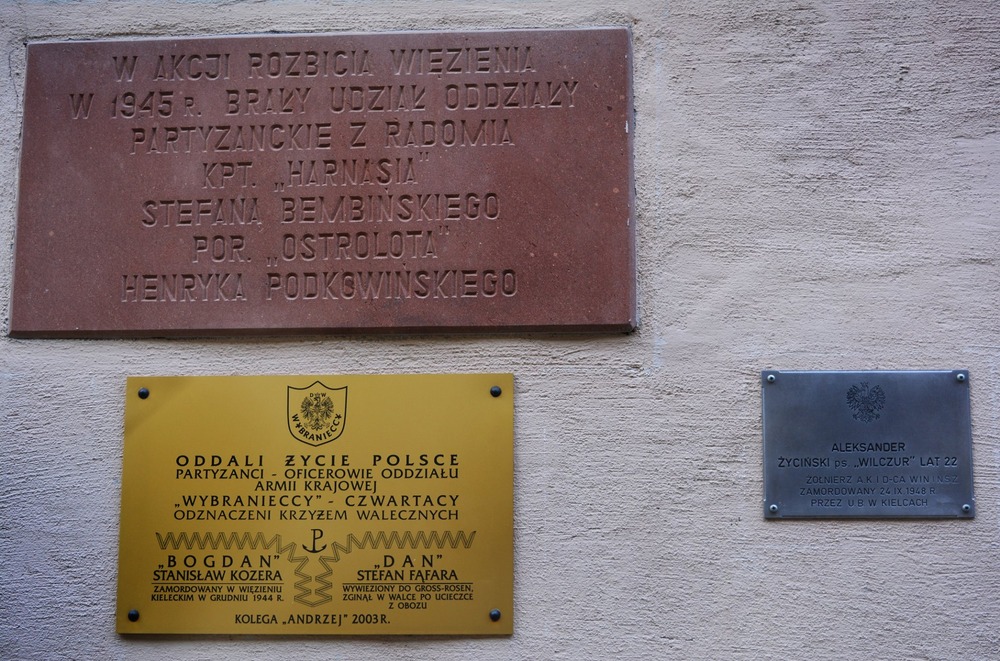 Dawne więzienie przy ul. Zamkowej w Kielcach współcześnie