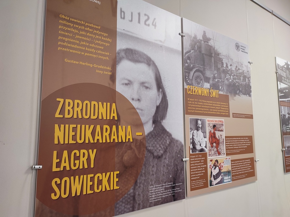 Wystawa pt. „Zbrodnia nieukarana – łagry sowieckie”