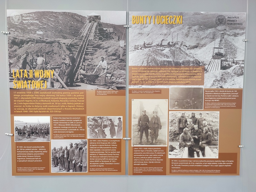 Wystawa pt. „Zbrodnia nieukarana – łagry sowieckie”